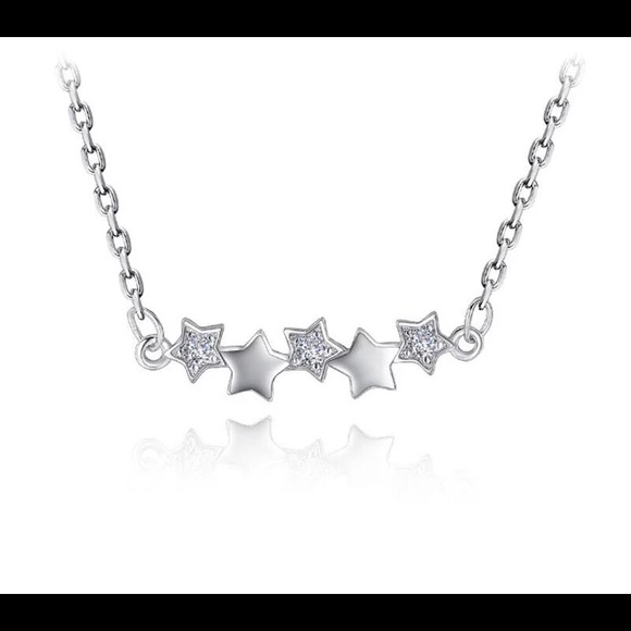 Jewelry - Sterling Silver Star Necklace 925 Stamped.